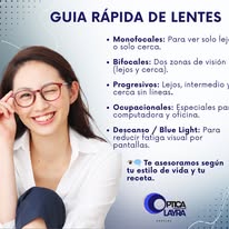 Promoción de lentes Óptica Layra
